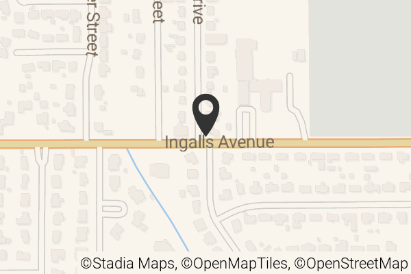 Map with location marker