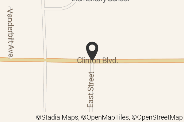 Map with location marker