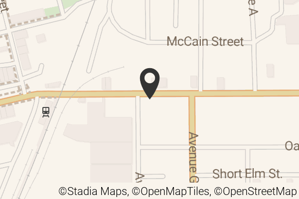 Map with location marker