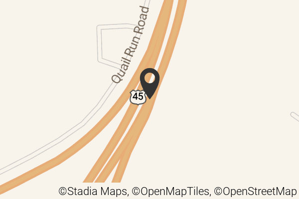 Map with location marker