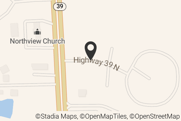 Map with location marker