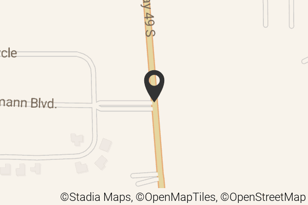 Map with location marker