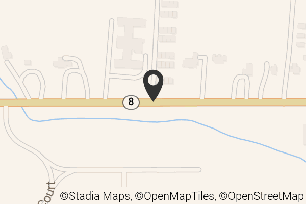 Map with location marker