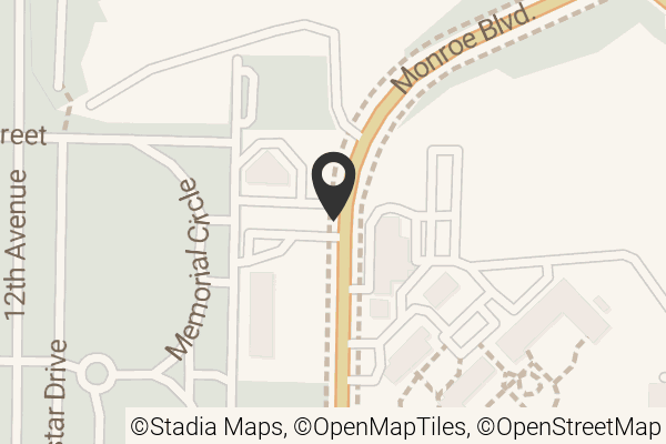 Map with location marker