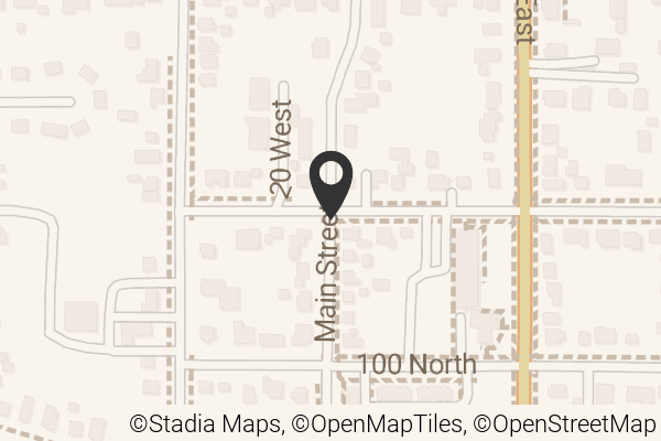 Map with location marker