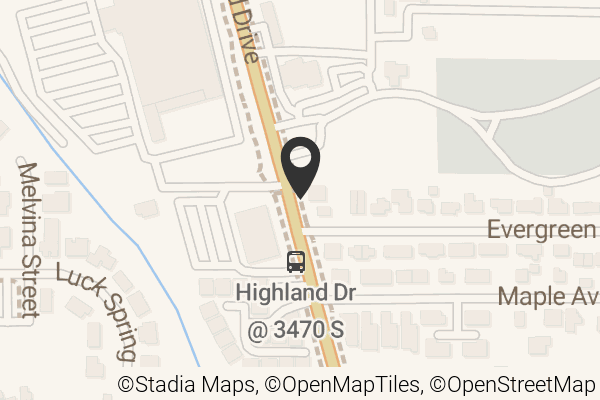 Map with location marker