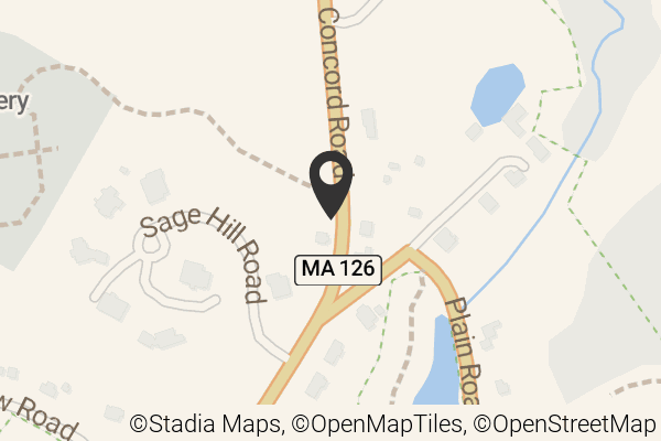 Map with location marker