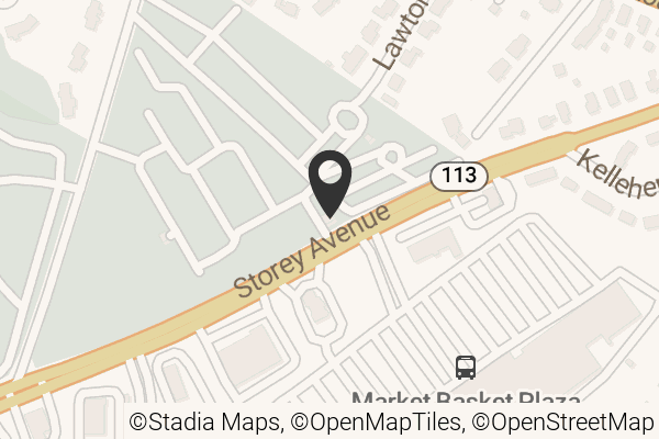 Map with location marker