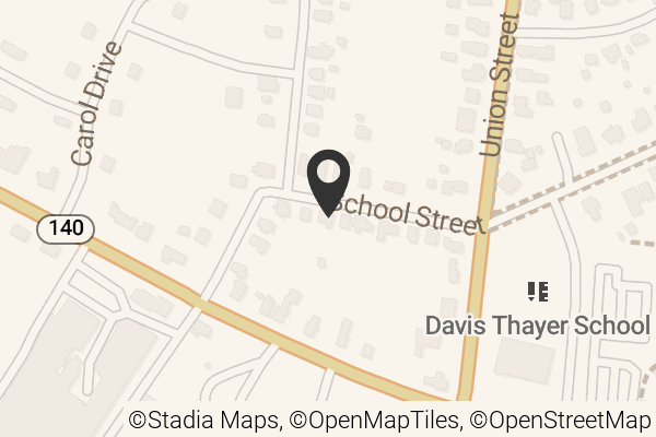 Map with location marker