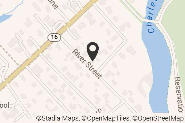 Map with location marker