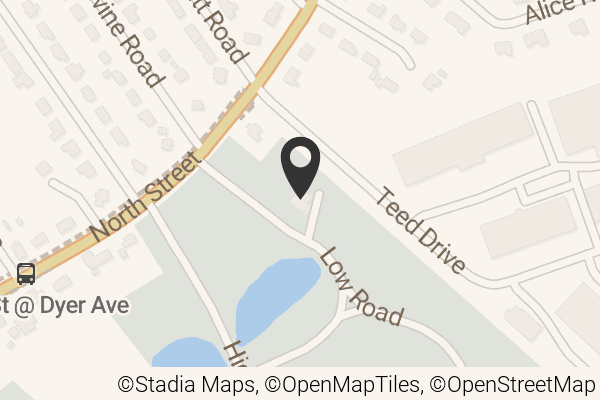 Map with location marker