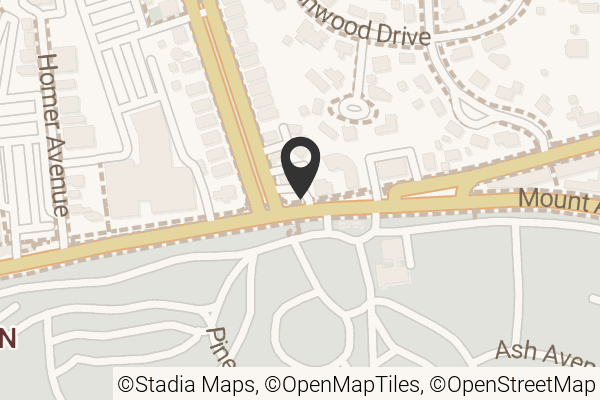 Map with location marker