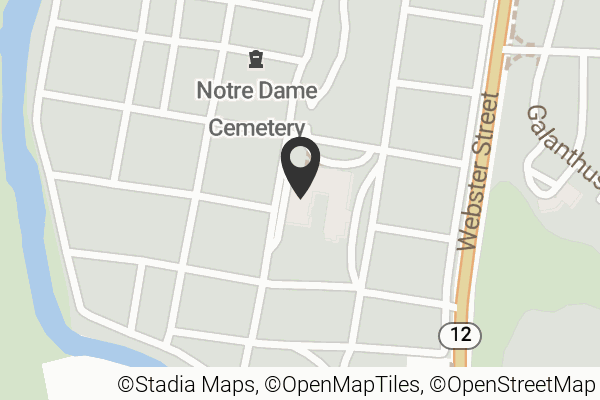 Map with location marker