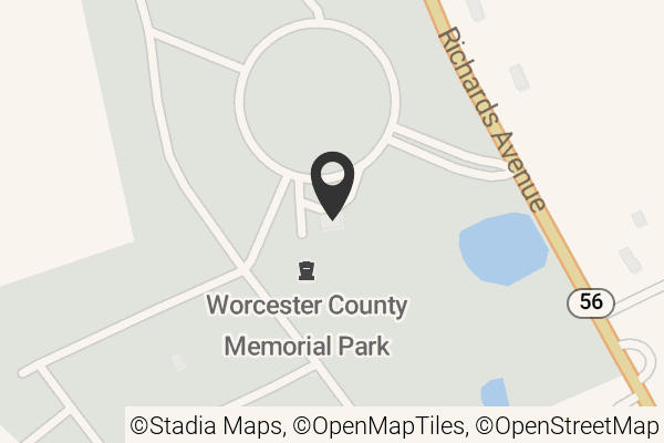 Map with location marker