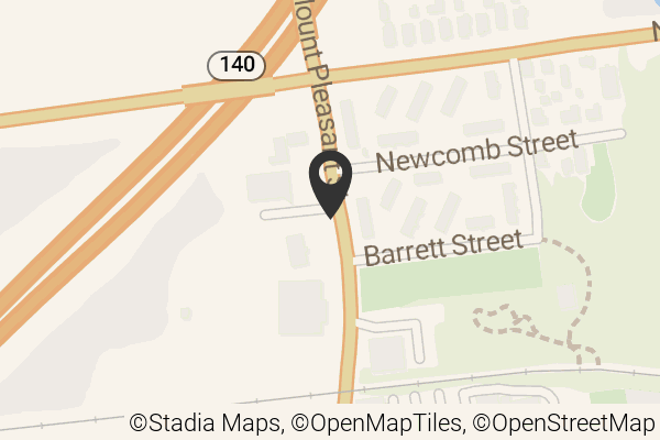 Map with location marker