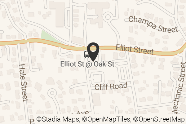 Map with location marker