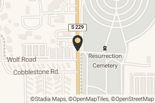 Map with location marker