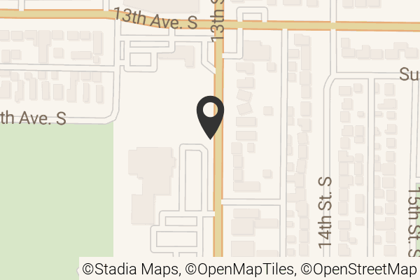 Map with location marker