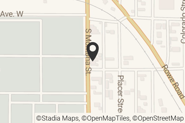 Map with location marker