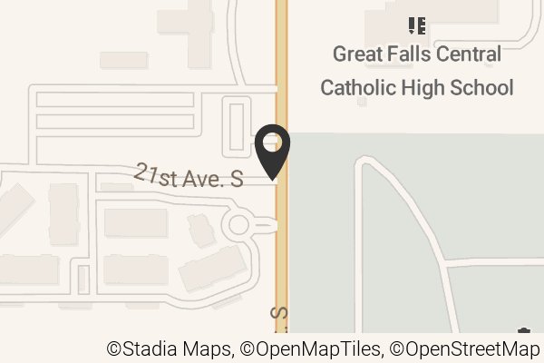 Map with location marker