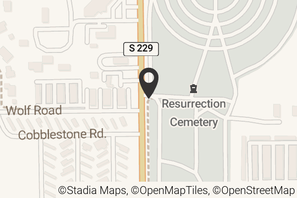 Map with location marker