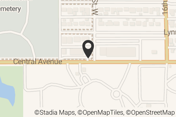 Map with location marker