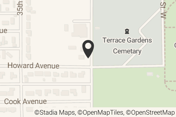 Map with location marker