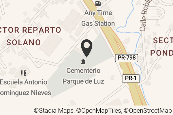 Map with location marker