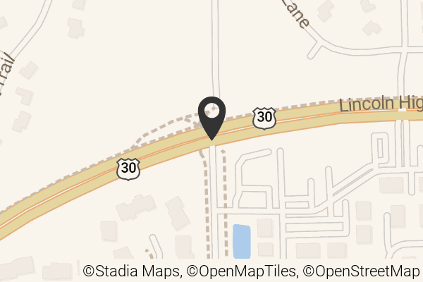 Map with location marker