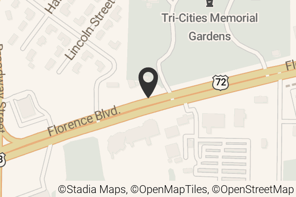 Map with location marker