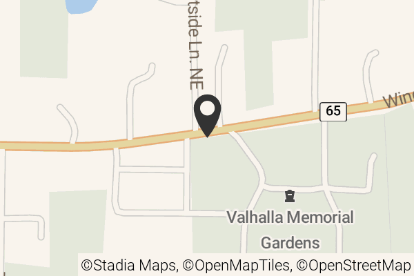 Map with location marker