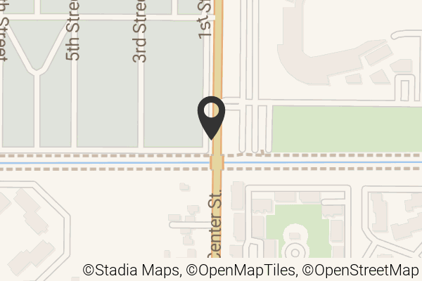 Map with location marker