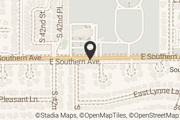 Map with location marker