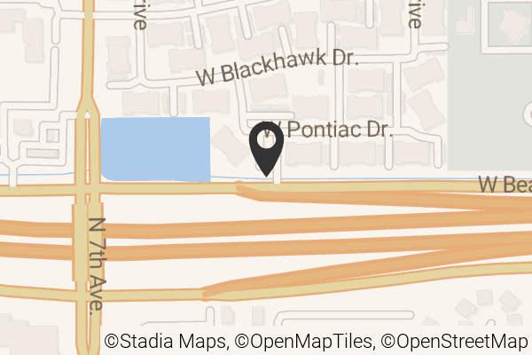 Map with location marker