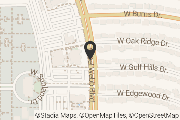 Map with location marker