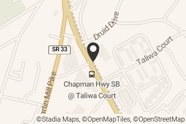 Map with location marker