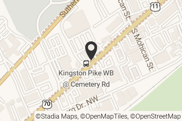 Map with location marker