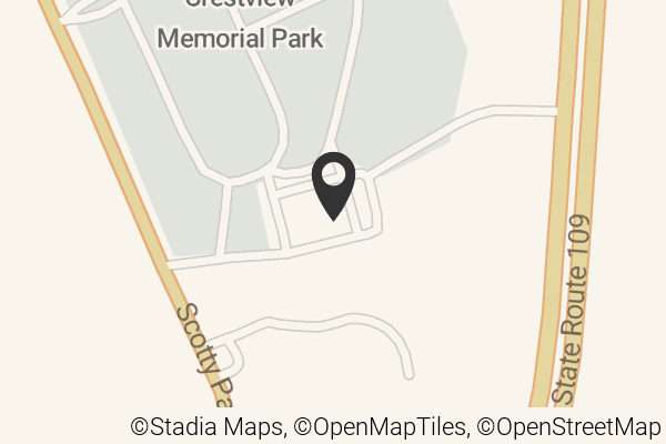 Map with location marker