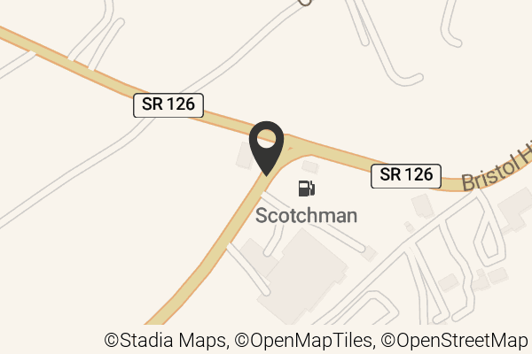 Map with location marker