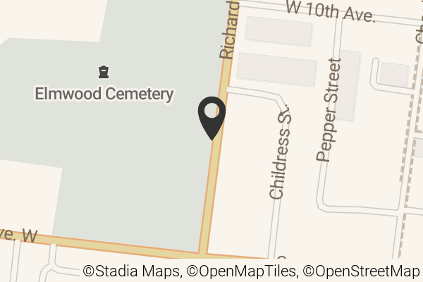 Map with location marker