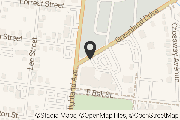 Map with location marker