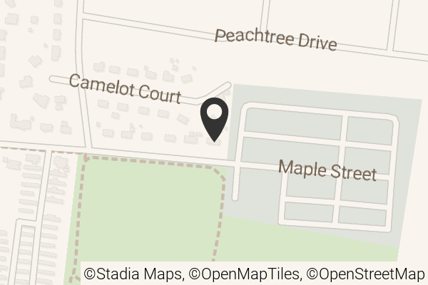 Map with location marker