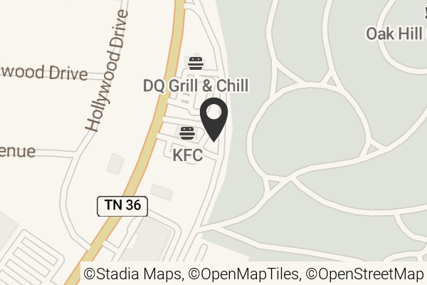 Map with location marker