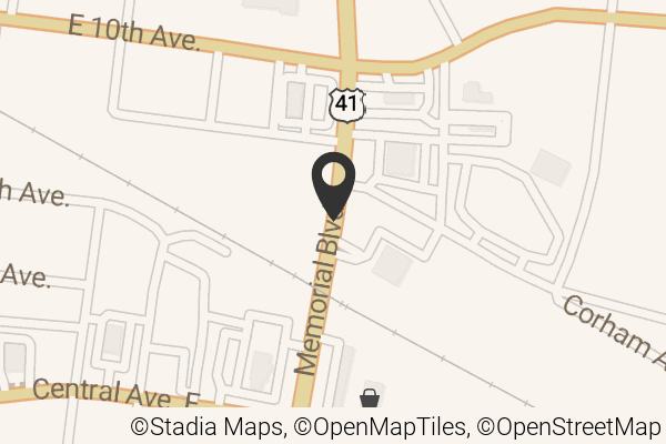 Map with location marker