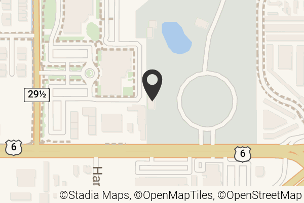 Map with location marker