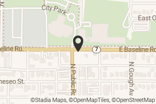 Map with location marker