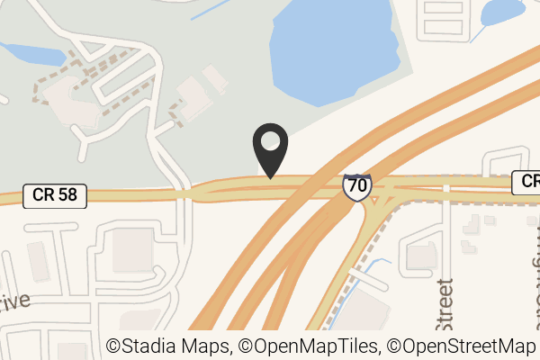 Map with location marker