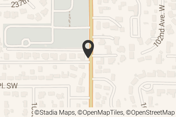 Map with location marker