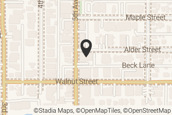 Map with location marker