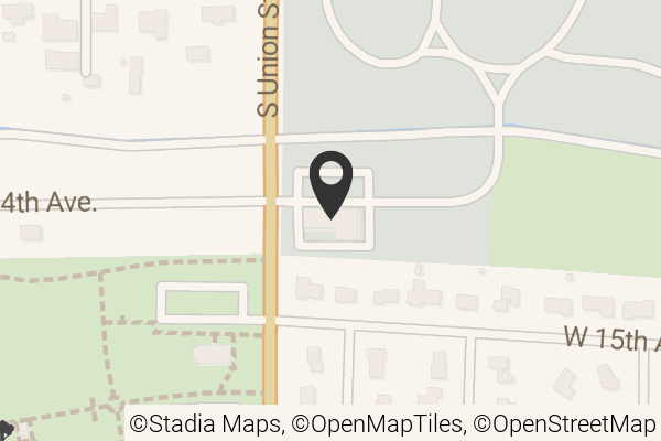 Map with location marker